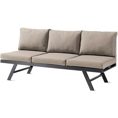 Sieger Loungeliege ¦ grau ¦ Maße (cm): B: 80 H: 89 Sieger Loungeliege ¦ grau ¦ Maße (cm): B: 80 H: 89