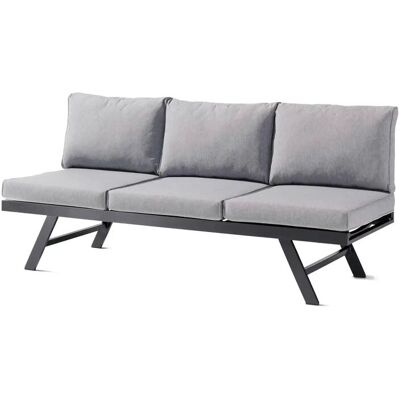 Sieger Loungeliege ¦ grau ¦ Maße (cm): B: 80 H: 89 Sieger Loungeliege ¦ grau ¦ Maße (cm): B: 80 H: 89