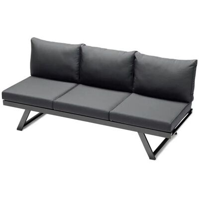 Sieger Loungeliege ¦ grau ¦ Maße (cm): B: 80 H: 89 Sieger Loungeliege ¦ grau ¦ Maße (cm): B: 80 H: 89