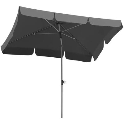 Schneider Schirme Sonnenschirm Locarno ¦ grau ¦ Maße (cm): B: 180 H: 240 T: Schneider Schirme Sonnenschirm Locarno ¦ grau ¦ Maße (cm): B: 180 H: 240 T:
