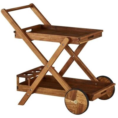 Höffner Servierwagen Genua ¦ holzfarben ¦ Maße (cm): B: 51 H: 76 T: 81.5 Höffner Servierwagen Genua ¦ holzfarben ¦ Maße (cm): B: 51 H: 76 T: 81.5