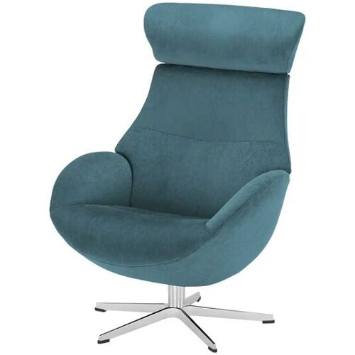 Höffner Fernsehsessel mit Memoryfunktion Globe ¦ türkis/petrol ¦ Maße (cm): B: 79 H: 111