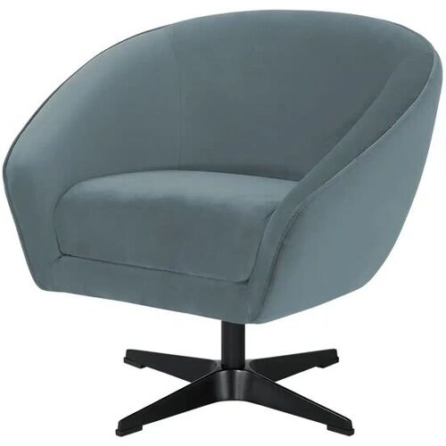 switch Drehsessel  Roma Mikrofaser ¦ blau ¦ Maße (cm): B: 80 H: 75 T: 80.0