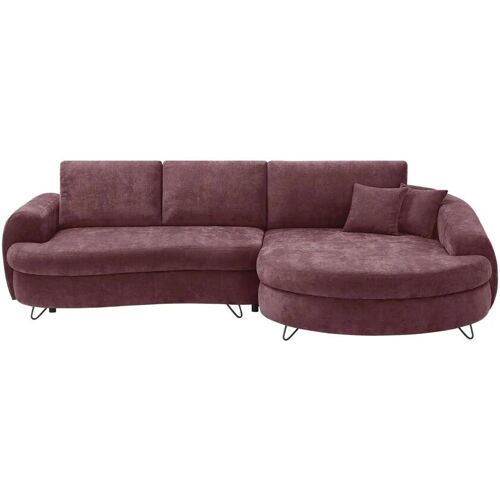 switch Ecksofa  Ariana ¦ lila/violett ¦ Maße (cm): B: 302