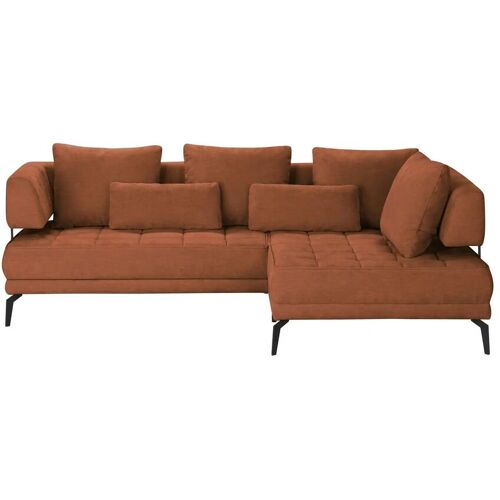 switch Ecksofa  Giotto ¦ kupfer ¦ Maße (cm): B: 242 H: 85 T: 176.0