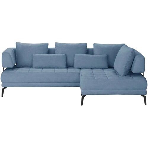 switch Ecksofa  Giotto ¦ blau ¦ Maße (cm): B: 242 H: 85 T: 176.0