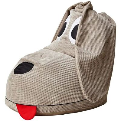 Sconto Hund Beigefarbener Sitzsack - Kinderzimmermöbel Sconto Hund Beigefarbener Sitzsack - Kinderzimmermöbel