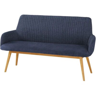 Woodford Polsterbank mit Kombi-Bezug Menda ¦ blau ¦ Maße (cm): B: 157 H: 90 T: Woodford Polsterbank mit Kombi-Bezug Menda ¦ blau ¦ Maße (cm): B: 157 H: 90 T: