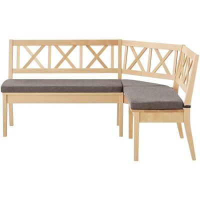 Woodford Eckbank massiv Olivia ¦ braun ¦ Maße (cm): H: 90 Woodford Eckbank massiv Olivia ¦ braun ¦ Maße (cm): H: 90