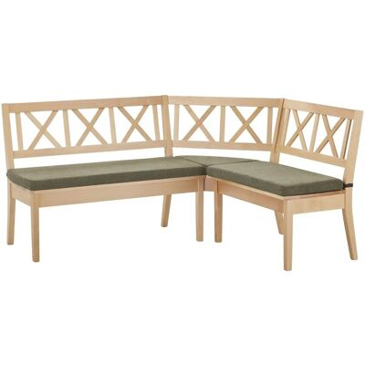 Woodford Eckbank massiv Olivia ¦ grün ¦ Maße (cm): H: 90 Woodford Eckbank massiv Olivia ¦ grün ¦ Maße (cm): H: 90