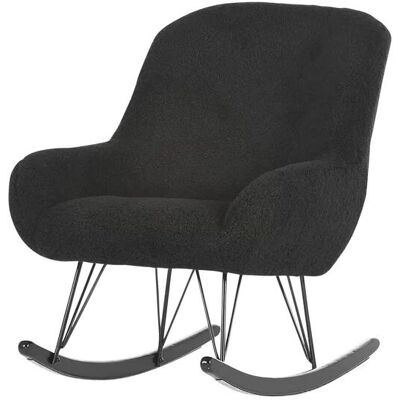 Höffner Schaukelstuhl Cotton ¦ schwarz ¦ Maße (cm): B: 75 H: 88 T: 95.0 Höffner Schaukelstuhl Cotton ¦ schwarz ¦ Maße (cm): B: 75 H: 88 T: 95.0