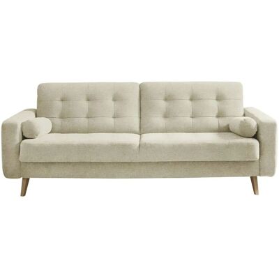 Höffner Schlafsofa mit Bettkasten Fjord ¦ creme ¦ Maße (cm): B: 226 H: 88 T: 90.0 Höffner Schlafsofa mit Bettkasten Fjord ¦ creme ¦ Maße (cm): B: 226 H: 88 T: 90.0