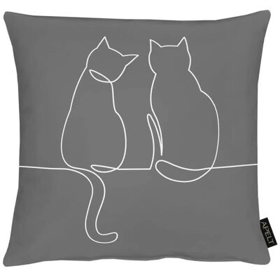 Apelt Kissenhülle ¦ grau ¦ Maße (cm): B: 40 H: 0,5 Apelt Kissenhülle ¦ grau ¦ Maße (cm): B: 40 H: 0,5