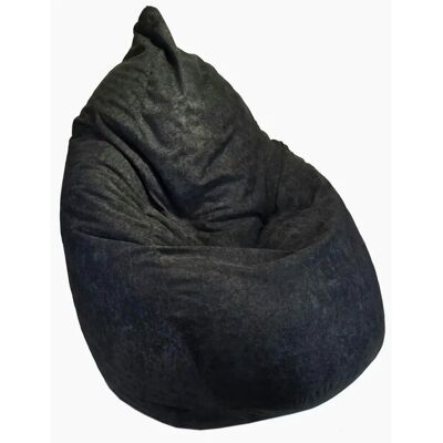 Heunec Schwarz Microfaser Sitzsack - Polstermöbel Heunec Schwarz Microfaser Sitzsack - Polstermöbel