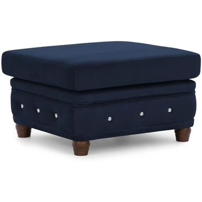 S-STYLE Chesterfield Hocker Cleo Blink ¦ blau ¦ Maße (cm): B: 75 H: 45 S-STYLE Chesterfield Hocker Cleo Blink ¦ blau ¦ Maße (cm): B: 75 H: 45