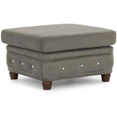 S-STYLE Chesterfield Hocker Cleo Blink ¦ grau ¦ Maße (cm): B: 75 H: 45 S-STYLE Chesterfield Hocker Cleo Blink ¦ grau ¦ Maße (cm): B: 75 H: 45