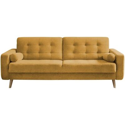 Höffner Schlafsofa mit Bettkasten Fjord ¦ gelb ¦ Maße (cm): B: 226 H: 88 T: 90.0 Höffner Schlafsofa mit Bettkasten Fjord ¦ gelb ¦ Maße (cm): B: 226 H: 88 T: 90.0