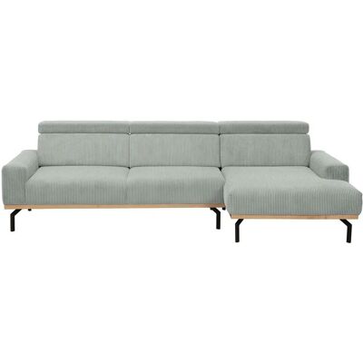 Max Winzer Ecksofa mit Holzsockel Emmi ¦ silber ¦ Maße (cm): B: 280 H: 92 Max Winzer Ecksofa mit Holzsockel Emmi ¦ silber ¦ Maße (cm): B: 280 H: 92