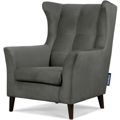 KONSIMO Salis Grau Sessel - Einzelsessel KONSIMO Salis Grau Sessel - Einzelsessel