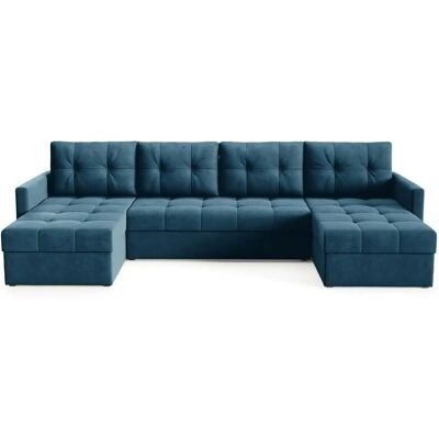 Höffner Wohnlandschaft Olivia ¦ blau ¦ Maße (cm): B: 301 H: 86 Höffner Wohnlandschaft Olivia ¦ blau ¦ Maße (cm): B: 301 H: 86