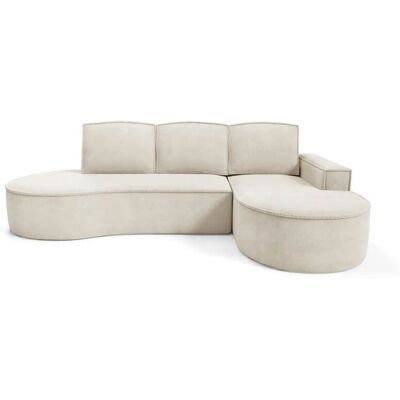 Höffner Ecksofa Flow ¦ beige ¦ Maße (cm): B: 277 H: 88 Höffner Ecksofa Flow ¦ beige ¦ Maße (cm): B: 277 H: 88