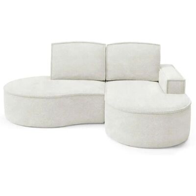 Höffner Ecksofa Flow ¦ weiß ¦ Maße (cm): B: 210 H: 88 Höffner Ecksofa Flow ¦ weiß ¦ Maße (cm): B: 210 H: 88