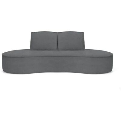 Höffner Einzelsofa Flow ¦ grau ¦ Maße (cm): B: 234 H: 88 Höffner Einzelsofa Flow ¦ grau ¦ Maße (cm): B: 234 H: 88