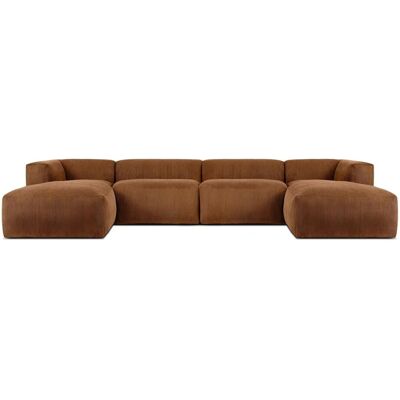 KONSIMO Wohnlandschaft Buffo ¦ orange ¦ Maße (cm): B: 400 H: 73 KONSIMO Wohnlandschaft Buffo ¦ orange ¦ Maße (cm): B: 400 H: 73