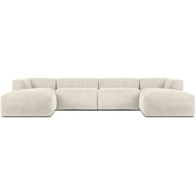 KONSIMO Wohnlandschaft Buffo ¦ creme ¦ Maße (cm): B: 400 H: 73 KONSIMO Wohnlandschaft Buffo ¦ creme ¦ Maße (cm): B: 400 H: 73
