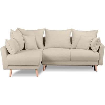 KONSIMO Ecksofa Belmos ¦ creme ¦ Maße (cm): B: 234 H: 100 KONSIMO Ecksofa Belmos ¦ creme ¦ Maße (cm): B: 234 H: 100