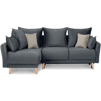 KONSIMO Ecksofa Belmos ¦ grau ¦ Maße (cm): B: 234 H: 100 KONSIMO Ecksofa Belmos ¦ grau ¦ Maße (cm): B: 234 H: 100