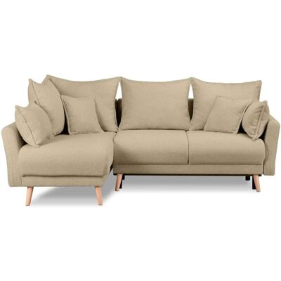KONSIMO Ecksofa Belmos ¦ beige ¦ Maße (cm): B: 234 H: 100 KONSIMO Ecksofa Belmos ¦ beige ¦ Maße (cm): B: 234 H: 100