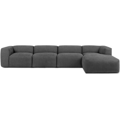 KONSIMO Ecksofa Buffo ¦ grau ¦ Maße (cm): B: 365 H: 73 KONSIMO Ecksofa Buffo ¦ grau ¦ Maße (cm): B: 365 H: 73