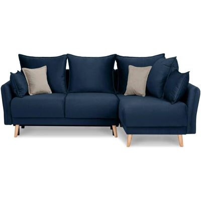 KONSIMO Ecksofa Belmos ¦ blau ¦ Maße (cm): B: 234 H: 100 KONSIMO Ecksofa Belmos ¦ blau ¦ Maße (cm): B: 234 H: 100