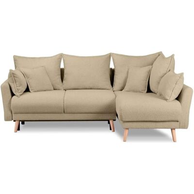 KONSIMO Ecksofa Belmos ¦ beige ¦ Maße (cm): B: 234 H: 100 KONSIMO Ecksofa Belmos ¦ beige ¦ Maße (cm): B: 234 H: 100
