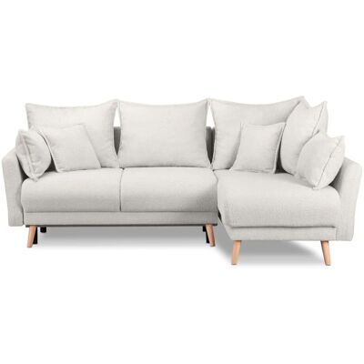 KONSIMO Ecksofa Belmos ¦ weiß ¦ Maße (cm): B: 234 H: 100 KONSIMO Ecksofa Belmos ¦ weiß ¦ Maße (cm): B: 234 H: 100