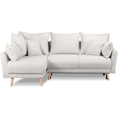KONSIMO Ecksofa Belmos ¦ weiß ¦ Maße (cm): B: 234 H: 100 KONSIMO Ecksofa Belmos ¦ weiß ¦ Maße (cm): B: 234 H: 100