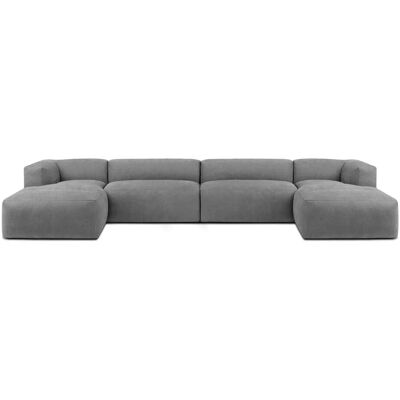 KONSIMO Wohnlandschaft Buffo ¦ grau ¦ Maße (cm): B: 400 H: 73 KONSIMO Wohnlandschaft Buffo ¦ grau ¦ Maße (cm): B: 400 H: 73