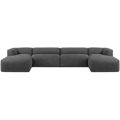 KONSIMO Wohnlandschaft Buffo ¦ grau ¦ Maße (cm): B: 400 H: 73 KONSIMO Wohnlandschaft Buffo ¦ grau ¦ Maße (cm): B: 400 H: 73