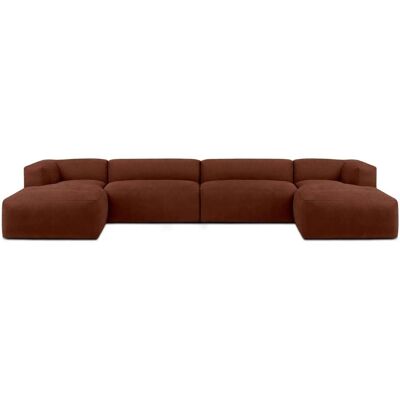 KONSIMO Wohnlandschaft Buffo ¦ orange ¦ Maße (cm): B: 400 H: 73 KONSIMO Wohnlandschaft Buffo ¦ orange ¦ Maße (cm): B: 400 H: 73