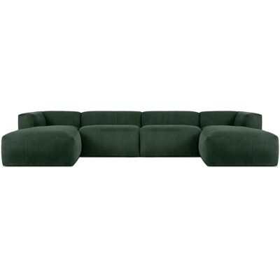 KONSIMO Wohnlandschaft Buffo ¦ grün ¦ Maße (cm): B: 400 H: 73 KONSIMO Wohnlandschaft Buffo ¦ grün ¦ Maße (cm): B: 400 H: 73