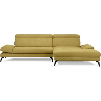 KONSIMO Ecksofa Renar ¦ gelb ¦ Maße (cm): B: 285 H: 95 KONSIMO Ecksofa Renar ¦ gelb ¦ Maße (cm): B: 285 H: 95