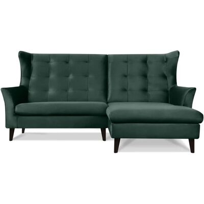KONSIMO Ecksofa Salis ¦ grün ¦ Maße (cm): B: 225 H: 105 KONSIMO Ecksofa Salis ¦ grün ¦ Maße (cm): B: 225 H: 105