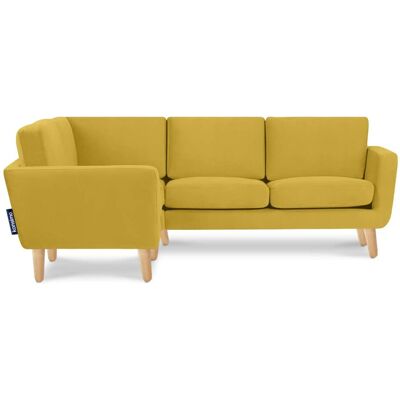 KONSIMO Ecksofa Tagio ¦ gelb ¦ Maße (cm): B: 220 H: 80 KONSIMO Ecksofa Tagio ¦ gelb ¦ Maße (cm): B: 220 H: 80