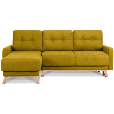 KONSIMO Ecksofa Visna ¦ gelb ¦ Maße (cm): B: 228 H: 79 KONSIMO Ecksofa Visna ¦ gelb ¦ Maße (cm): B: 228 H: 79