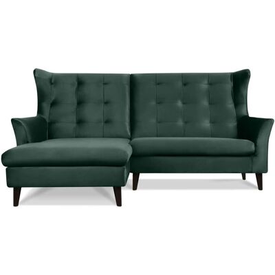 KONSIMO Ecksofa Salis ¦ grün ¦ Maße (cm): B: 225 H: 105 KONSIMO Ecksofa Salis ¦ grün ¦ Maße (cm): B: 225 H: 105
