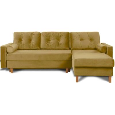 KONSIMO Ecksofa Eriso ¦ gelb ¦ Maße (cm): B: 240 H: 75 KONSIMO Ecksofa Eriso ¦ gelb ¦ Maße (cm): B: 240 H: 75