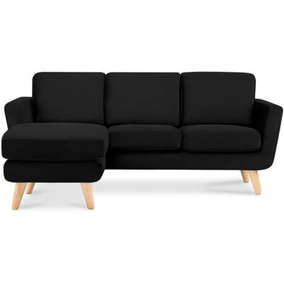 KONSIMO Ecksofa Tagio ¦ schwarz ¦ Maße (cm): B: 190 H: 78 KONSIMO Ecksofa Tagio ¦ schwarz ¦ Maße (cm): B: 190 H: 78