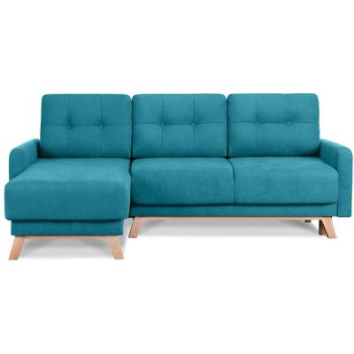 KONSIMO Ecksofa Visna ¦ blau ¦ Maße (cm): B: 228 H: 79 KONSIMO Ecksofa Visna ¦ blau ¦ Maße (cm): B: 228 H: 79
