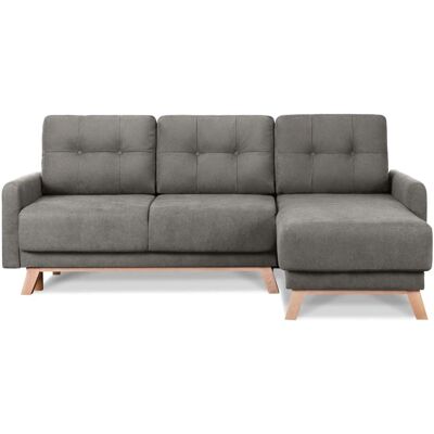 KONSIMO Ecksofa Visna ¦ grau ¦ Maße (cm): B: 228 H: 79 KONSIMO Ecksofa Visna ¦ grau ¦ Maße (cm): B: 228 H: 79